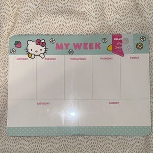 HELLO KITTY WEEKLY DEAK PAD